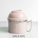 DAILY LIFE 泡麵碗 環保保溫碗 泡麵杯 便當盒 防燙 304不鏽鋼泡麵碗 雙層功能大容量 兒童學生 北歐日式-規格圖7