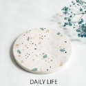 DAILY LIFE 珪藻土杯墊 水磨石花紋 矽藻土水杯墊-規格圖7