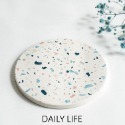 DAILY LIFE 珪藻土杯墊 水磨石花紋 矽藻土水杯墊-規格圖7