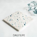 DAILY LIFE 珪藻土杯墊 水磨石花紋 矽藻土水杯墊-規格圖7