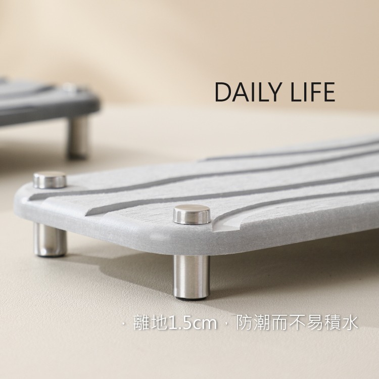 DAILY LIFE 硅藻土牙刷杯架 牙刷置物架 珪藻土 硅藻土杯墊 洗手台 廚房浴室 矽藻土洗漱墊-細節圖5