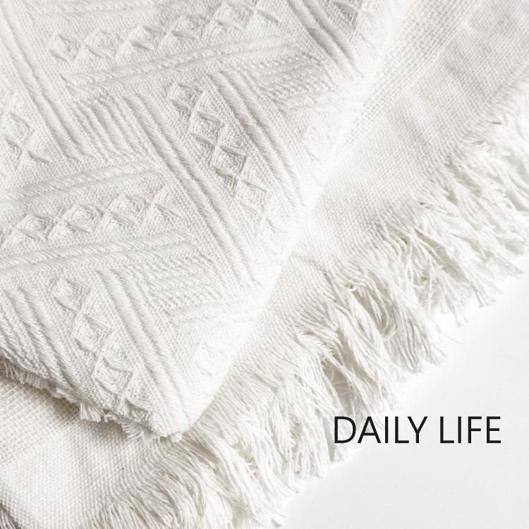 DAILY LIFE 法式餐桌布 桌巾 圓桌巾 棉麻桌巾布 桌墊ins-規格圖6