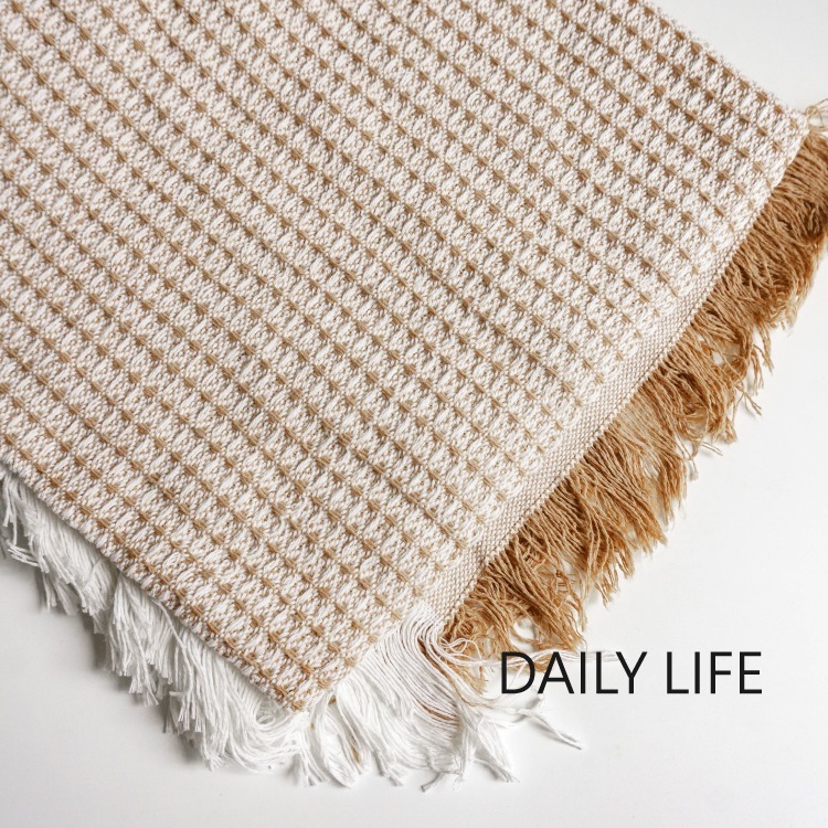 DAILY LIFE 法式餐桌布 桌巾 圓桌巾 棉麻桌巾布 桌墊ins-規格圖6