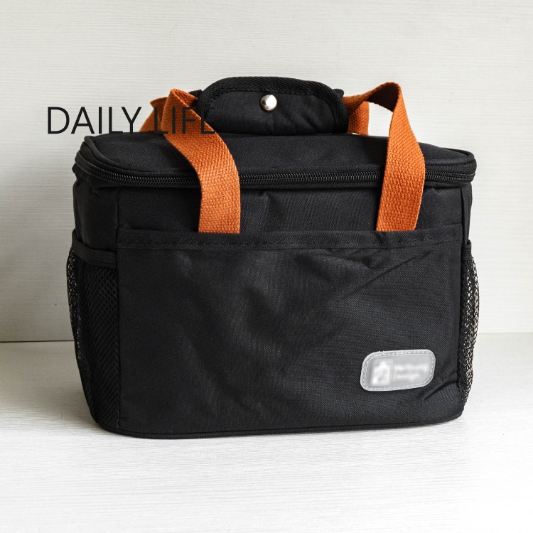 Daily生活嚴選(現貨快出) 保冷袋 便當袋 餐袋 保溫袋 保冰 加厚大容量 肩背手提 上班族學生 出外午餐 露營野餐-規格圖6