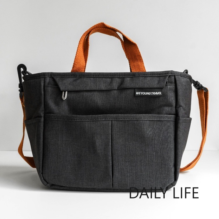 DAILY LIFE 便當袋 保溫袋 保冷袋 餐袋保溫便當袋防水保冰袋加厚大容量 斜背側背保溫袋野餐提袋便當包-規格圖7