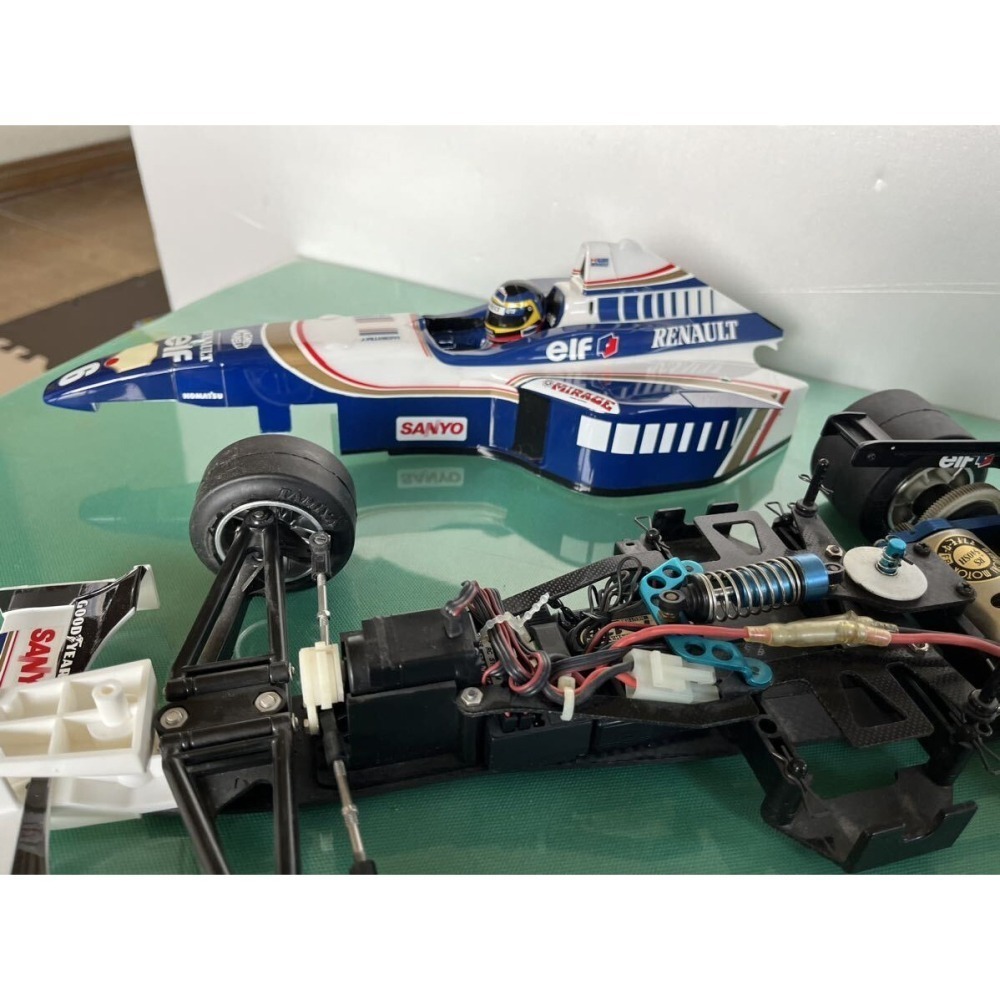 (中古品) 1/10 RC Tamiya 威廉斯雷諾 FW18 F1(F103)-細節圖4