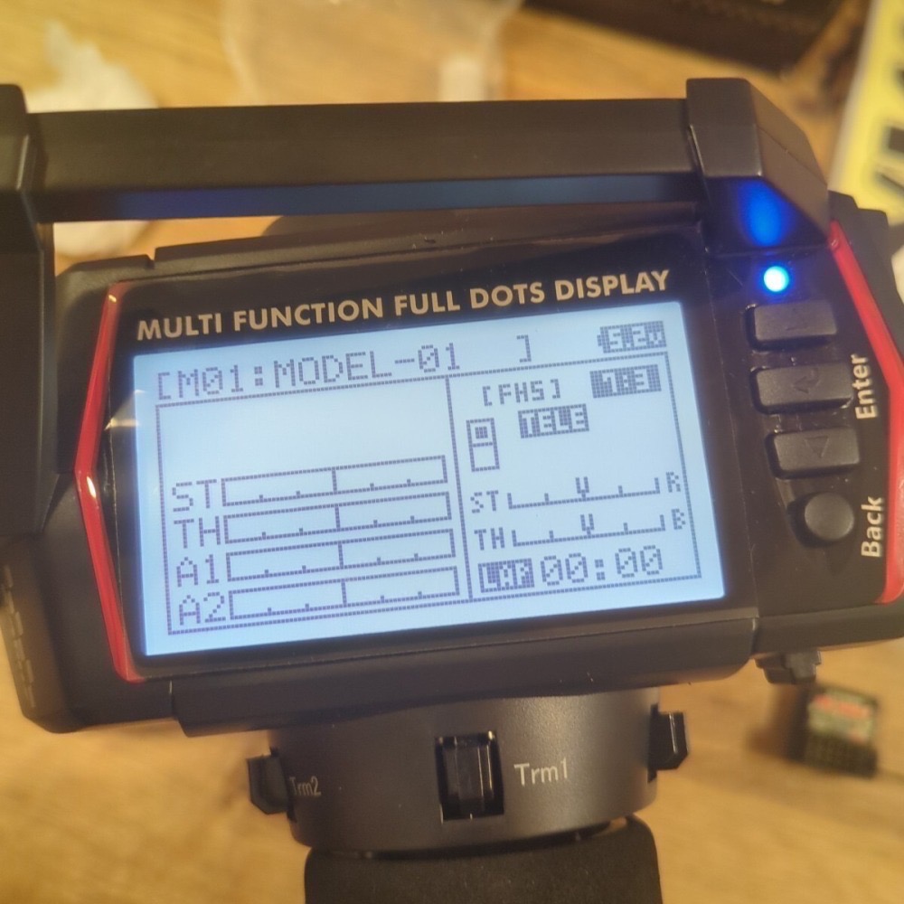 (中古品) SANWA MT-R FH5 2.4GHz SANWA 發射器(含中古RX-491接收器)-細節圖2