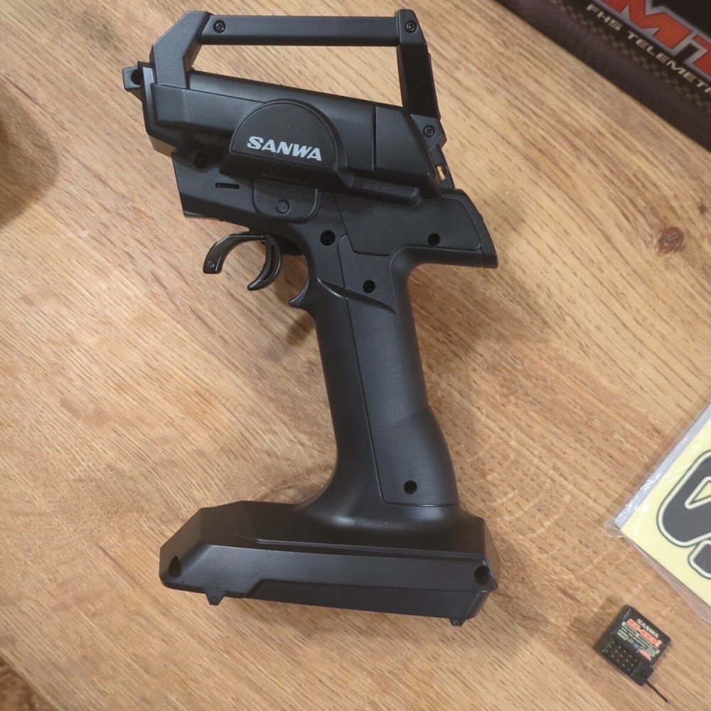 (中古品) SANWA MT-R FH5 2.4GHz SANWA 發射器(含中古RX-491接收器)-細節圖4