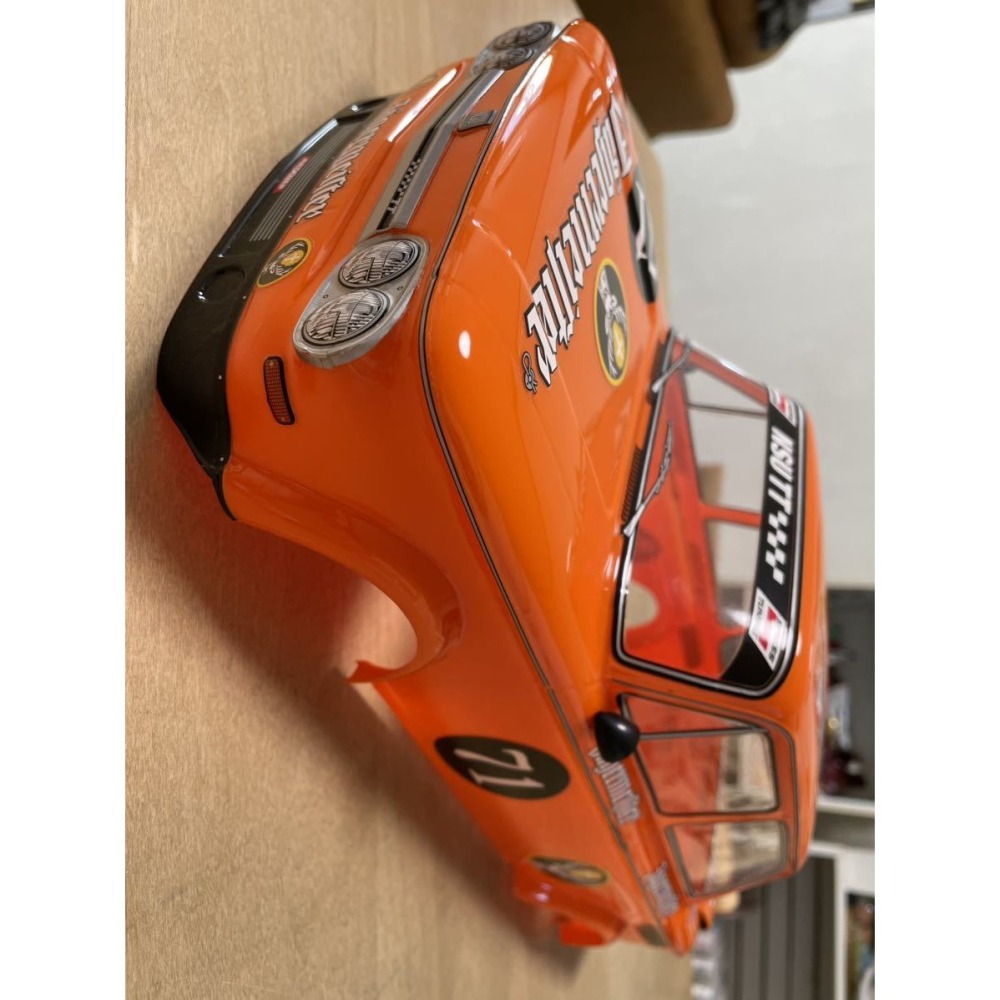 Tamiya 1/10 RC 已塗裝 NSU TT Jagermeister 車殼-細節圖2