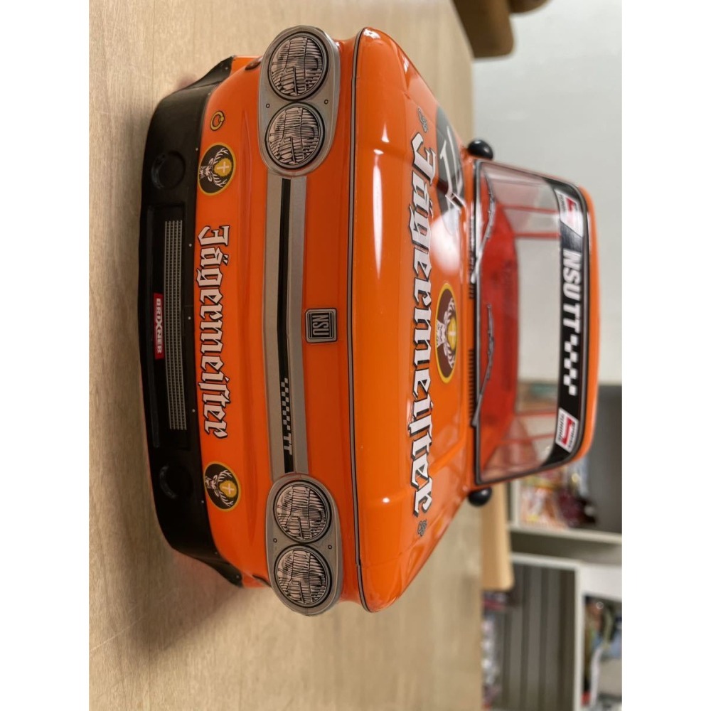 Tamiya 1/10 RC 已塗裝 NSU TT Jagermeister 車殼-細節圖3