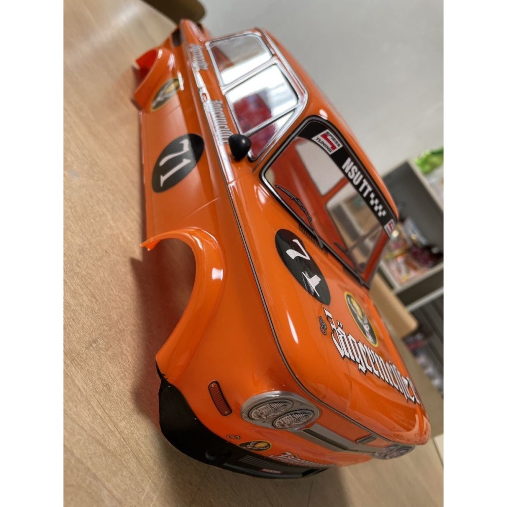 Tamiya 1/10 RC 已塗裝 NSU TT Jagermeister 車殼-細節圖5