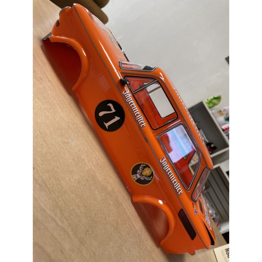 Tamiya 1/10 RC 已塗裝 NSU TT Jagermeister 車殼-細節圖6