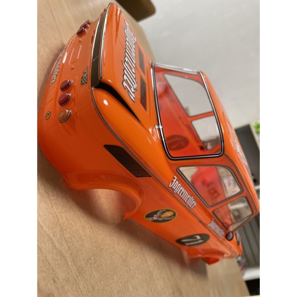 Tamiya 1/10 RC 已塗裝 NSU TT Jagermeister 車殼-細節圖8