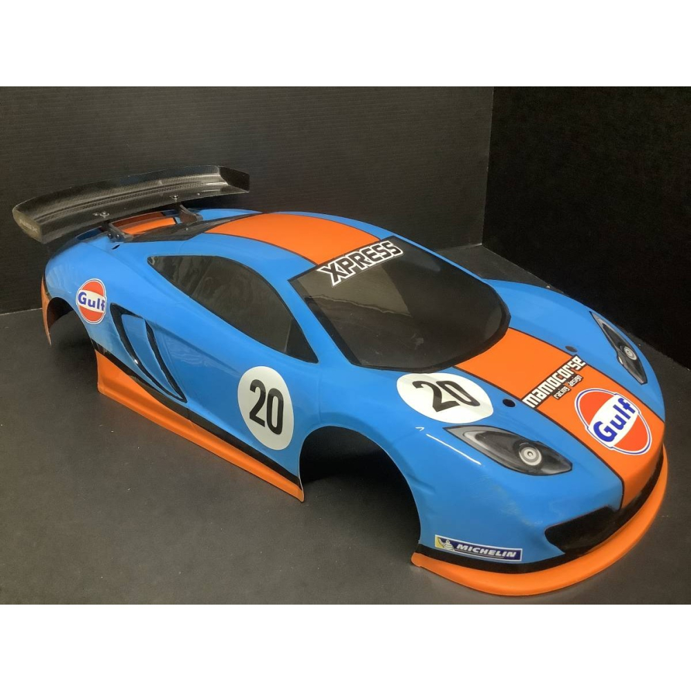 (中古品) 1/10 RC 已塗裝 MERCEDES MP4-12C 車殼-細節圖2