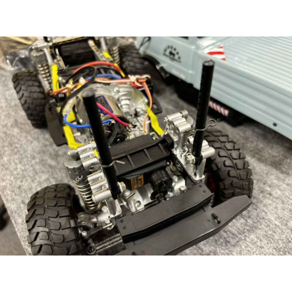 (中古品) 1/10 RC Tamiya 賓士烏尼莫克406  CC-02 底盤+車身-細節圖4