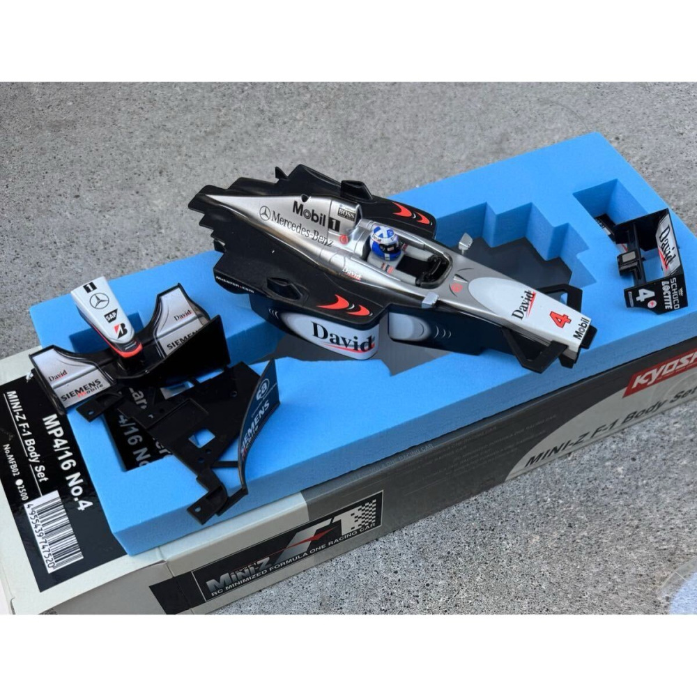 Kyosho Mini-Z F1 McLaren Mercedes MP4/ 16 車殼 part 2-細節圖2