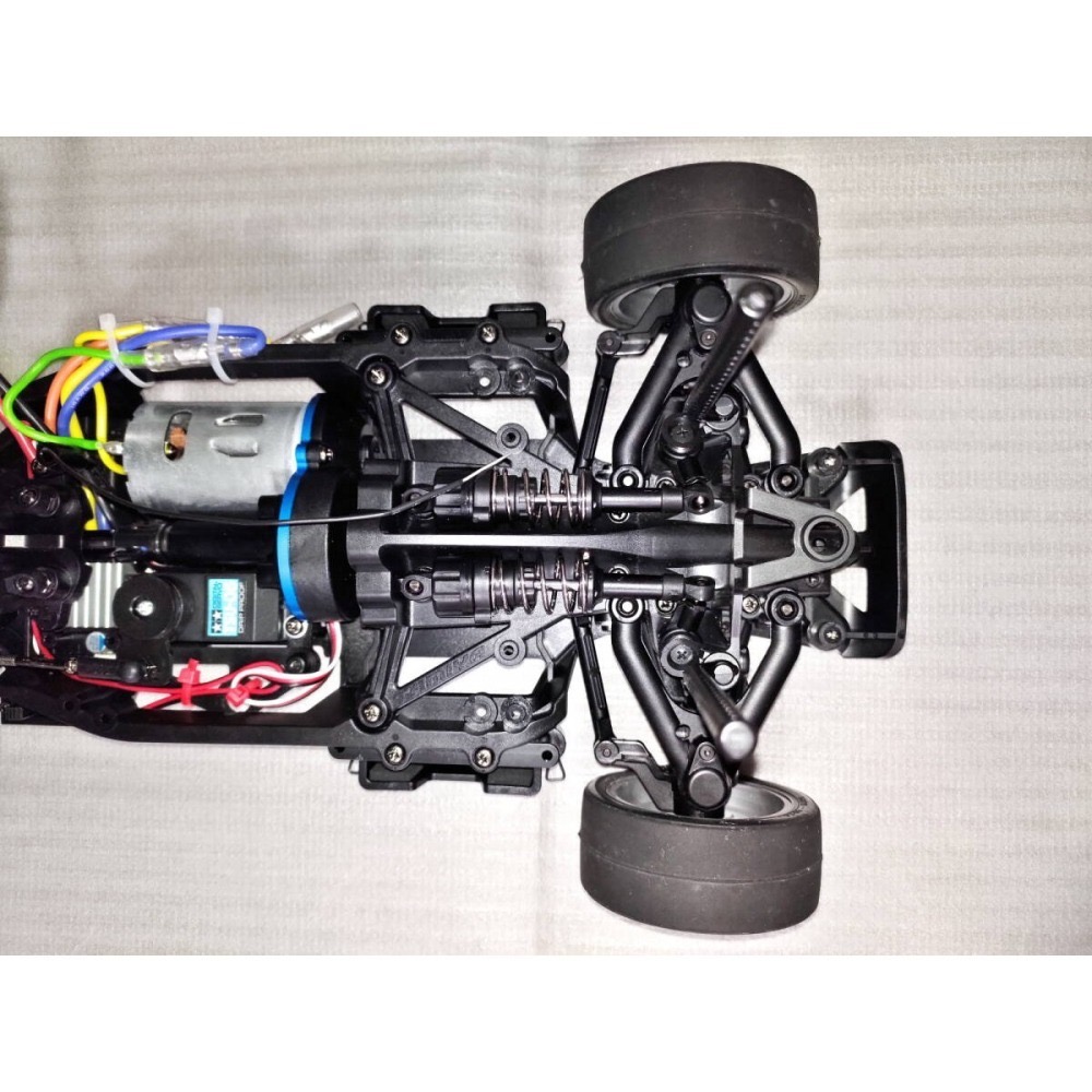 Tamiya 1/10 1997賓士CLK-GTR(TC-01底盤)含2.4G無線電電動遙控驅動器★僅試運轉★-細節圖5