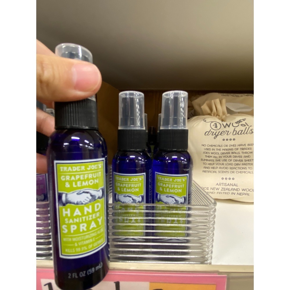 Bowa美國代購-Trader Joe’s 精油乾洗手噴霧 葡萄柚檸檬/薰衣草 (59 mL)-細節圖2