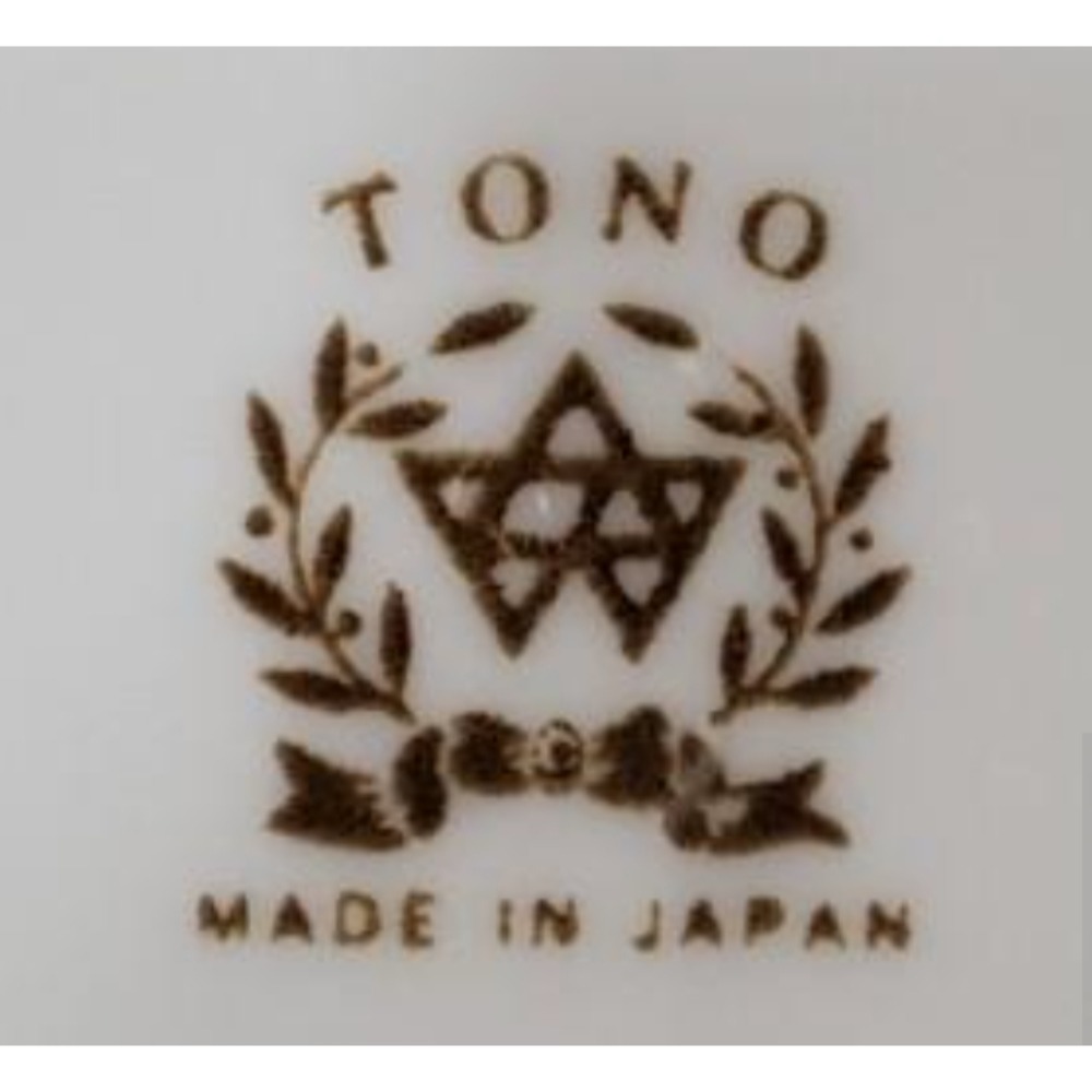 TONO 陶器,紅/紫玫瑰盤子(日本製造)-細節圖5