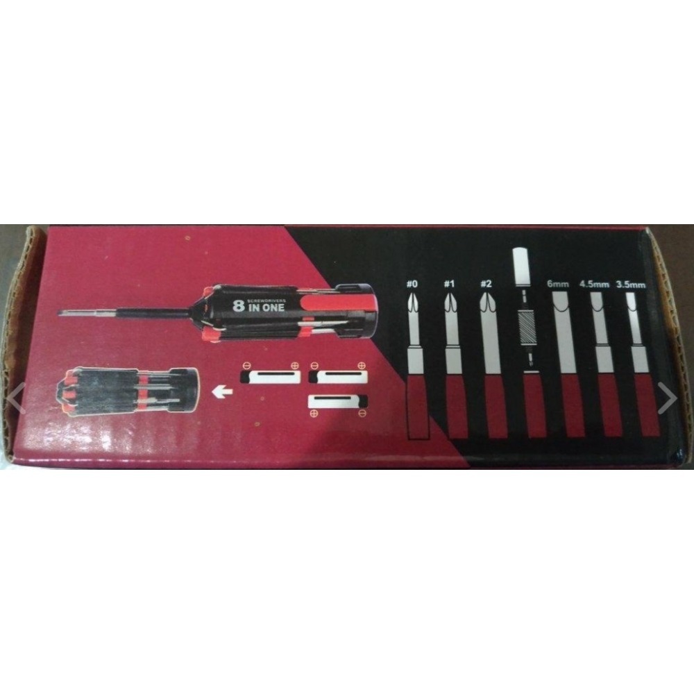 群益，中國信託股東會贈品 8合一工具組 萬用螺絲刀LED戶外燈-細節圖3