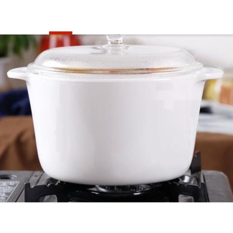 法國樂美雅耐熱玻璃鍋3公升及盤子組-細節圖2