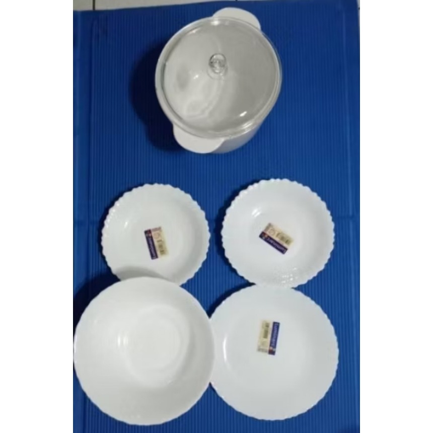 法國樂美雅耐熱玻璃鍋3公升及盤子組-細節圖7