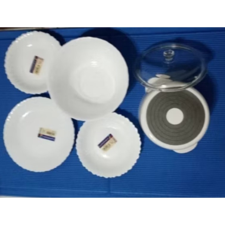 法國樂美雅耐熱玻璃鍋3公升及盤子組-細節圖8