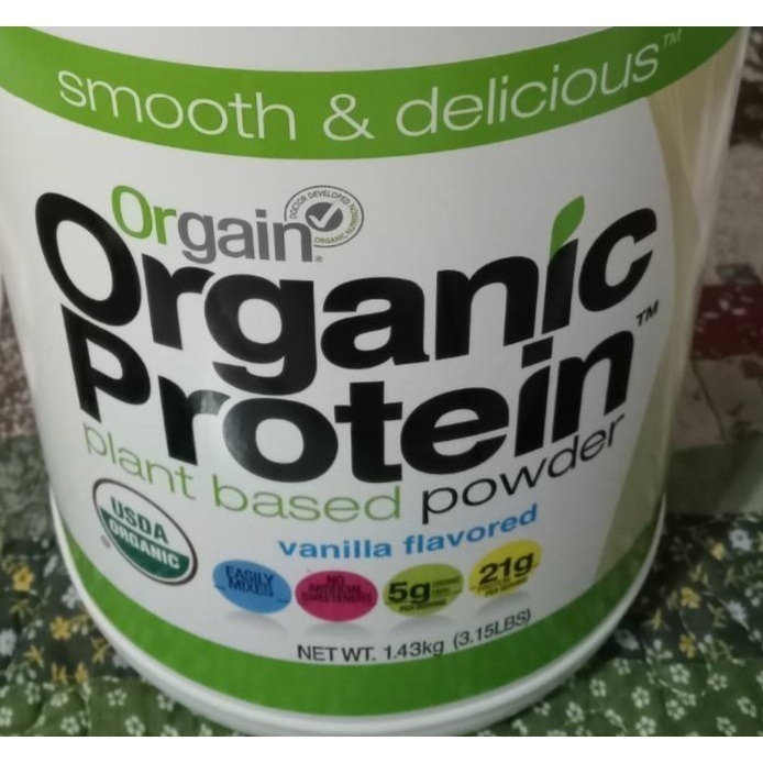 Orgain有機植物性蛋白粉香草口味 1.43公斤03／04／27到期-細節圖3