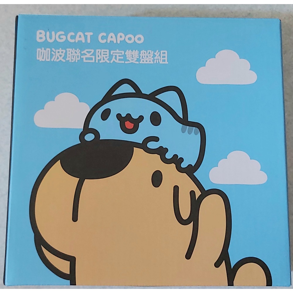 貓貓蟲咖波 聯名限定雙盤組（一組2入，附原廠藍色外盒）-細節圖2
