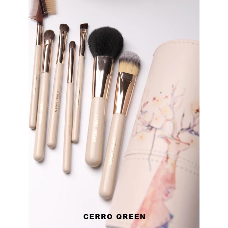 【sw.shop】🔥現貨實拍🔥 Cerro Queen 超柔軟小馬毛  腮紅刷粉底刷 設計款刷具筒-細節圖2