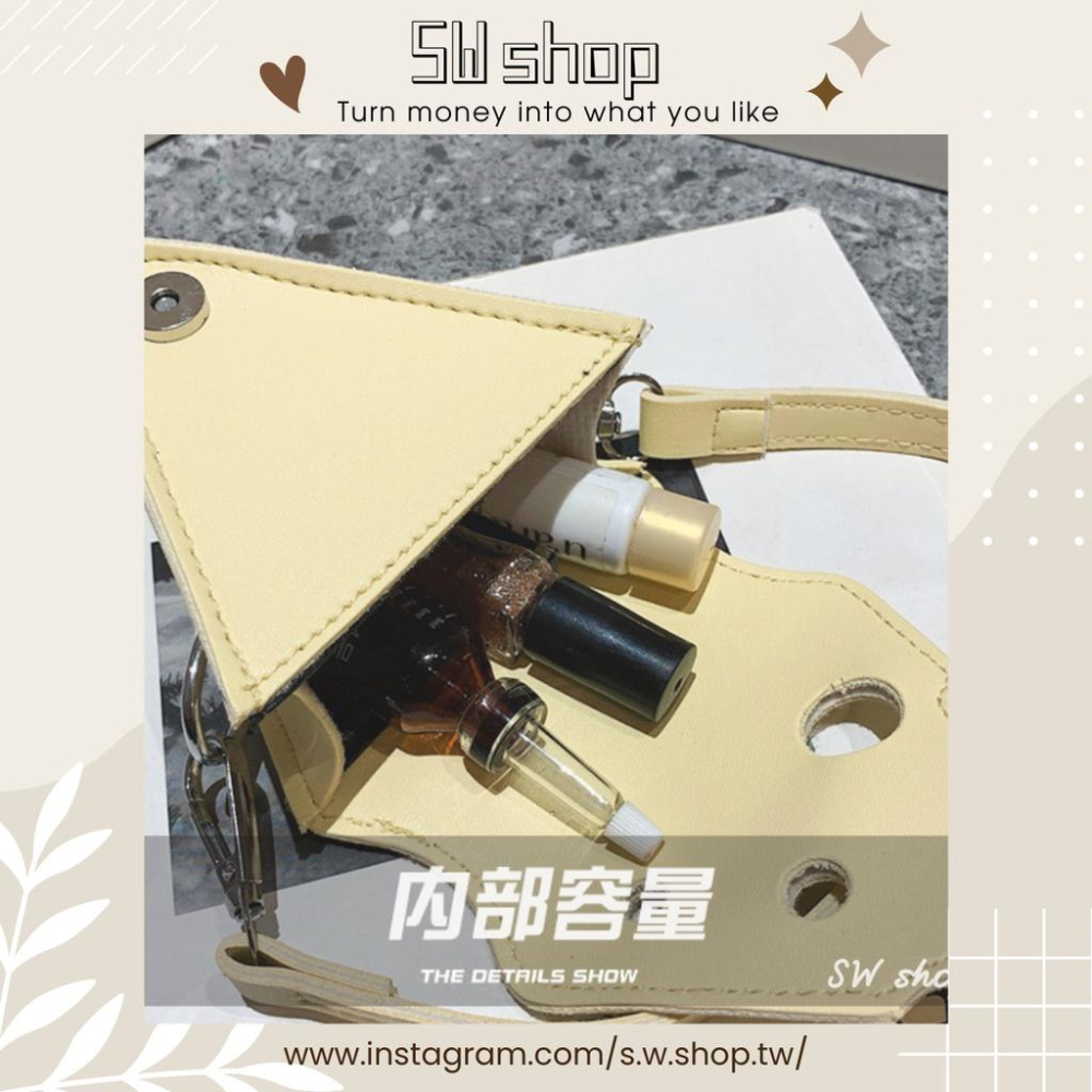 【sw.shop】🔥預購+現貨實拍🔥起司乳酪造型小廢包 2022新款小廢包 斜背包 側背包 女包 單肩包 迷你包 質感包-細節圖8