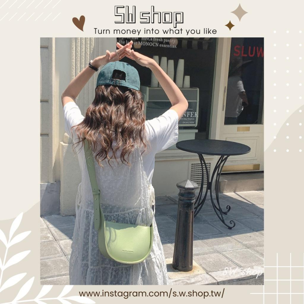 【sw.shop】缺貨🔥預購實拍🔥新版百搭腋下包 2022新款 斜背包 側背包 半月包 女包 單肩包 腋下包 馬鞍包-細節圖2