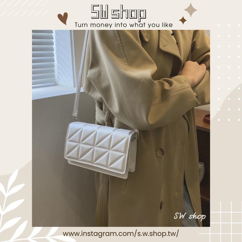 【sw.shop】🔥現貨 + 預購實拍🔥韓版格菱包包 2022新款 格菱包 斜背包 側背包 女包 單肩包 磁扣包 質感包-細節圖5