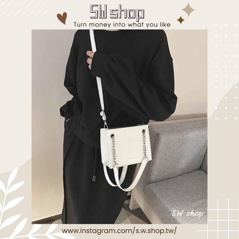 【sw.shop】🔥現貨 + 預購實拍🔥韓版素面小廢包2022新款 小方包 斜背包 側背包 女包 單肩包 質感包 小廢包-細節圖3