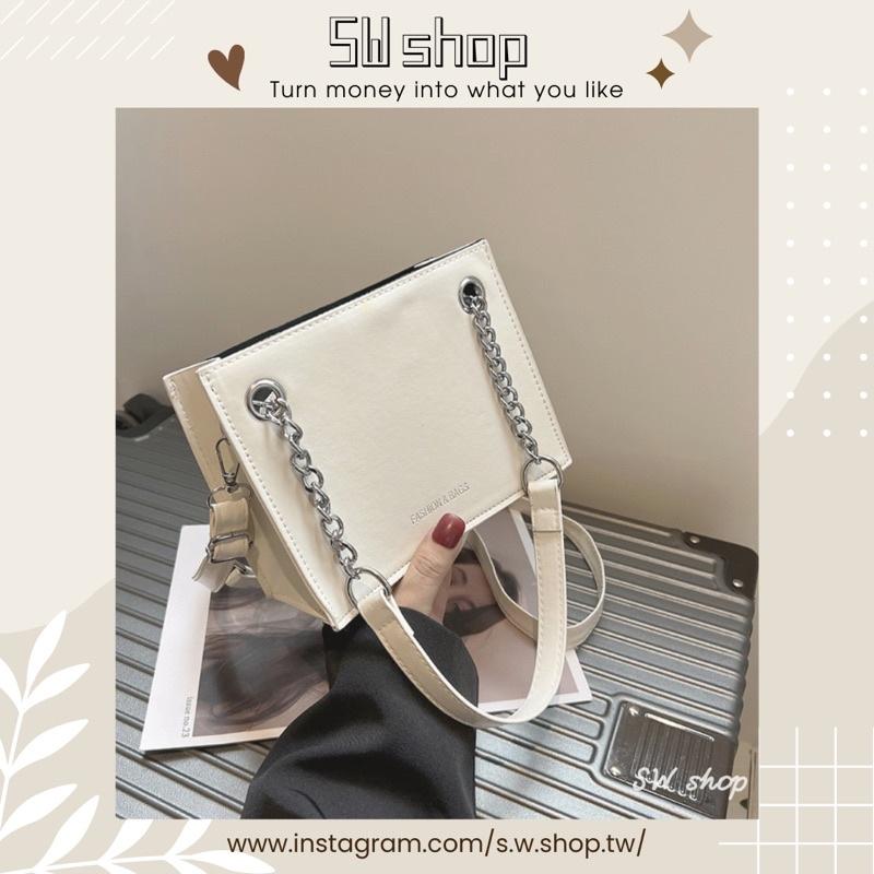 【sw.shop】🔥現貨 + 預購實拍🔥韓版素面小廢包2022新款 小方包 斜背包 側背包 女包 單肩包 質感包 小廢包-細節圖5