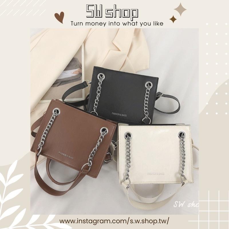 【sw.shop】🔥現貨 + 預購實拍🔥韓版素面小廢包2022新款 小方包 斜背包 側背包 女包 單肩包 質感包 小廢包-細節圖7