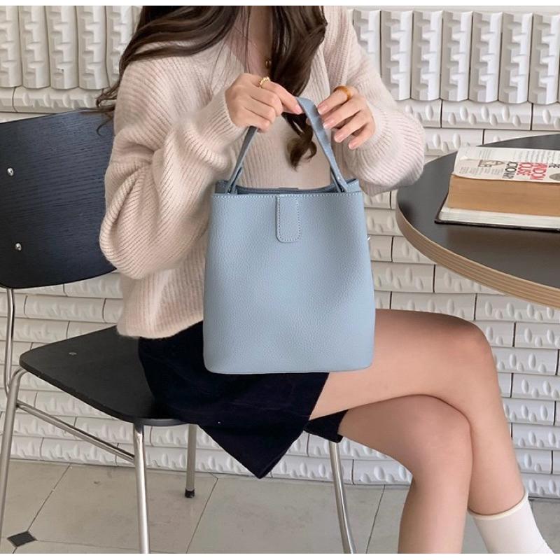 【sw.shop】🔥台灣出貨🔥溫柔小姐姐水桶包 2024 新款 水桶包 斜背包 側背包 女包 單肩包 手提包 質感包-細節圖6