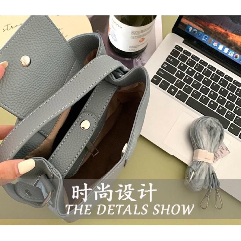 【sw.shop】🔥台灣出貨🔥溫柔小姐姐水桶包 2024 新款 水桶包 斜背包 側背包 女包 單肩包 手提包 質感包-細節圖7