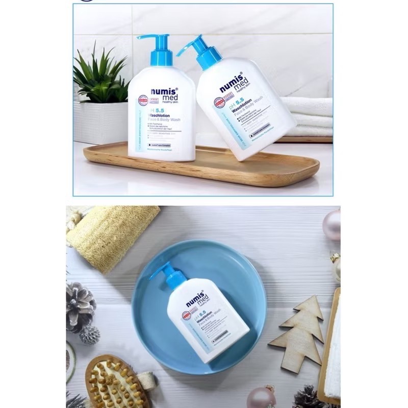 ［歐洲熱銷］德國 numis med樂美思pH5.5敏弱肌洗臉沐浴二合一200ml-細節圖2