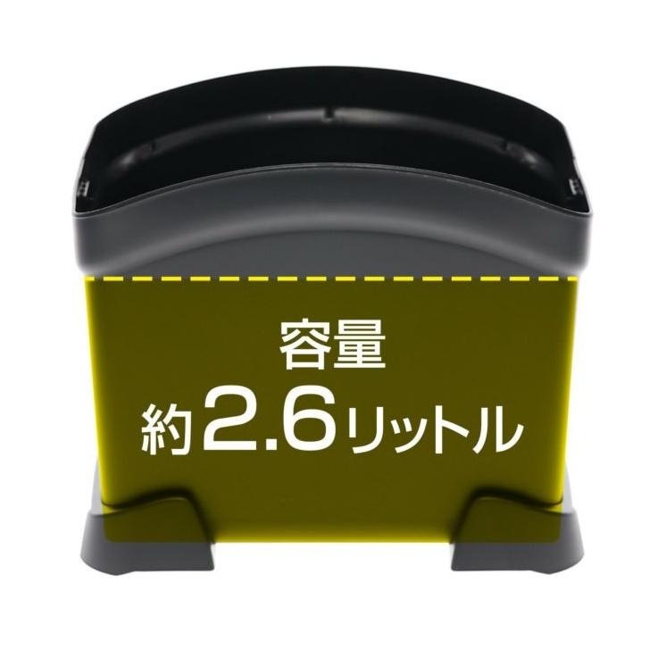 【布拉斯】日本 CARMATE  防傾倒 防滑 底座式 垃圾桶 置物桶 DZ573-細節圖7