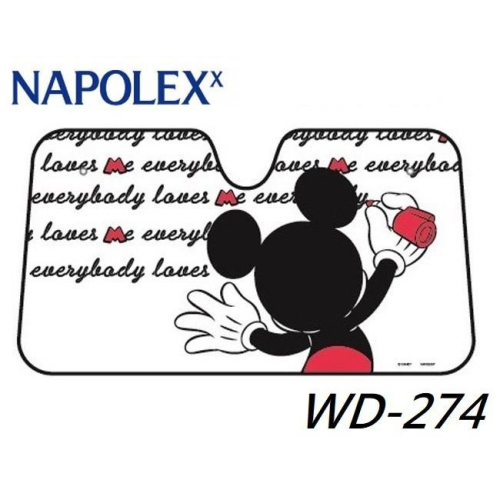 【布拉斯】遮陽板 NAPOLEX Disney 米奇 前擋遮陽板 遮陽 WD-274
