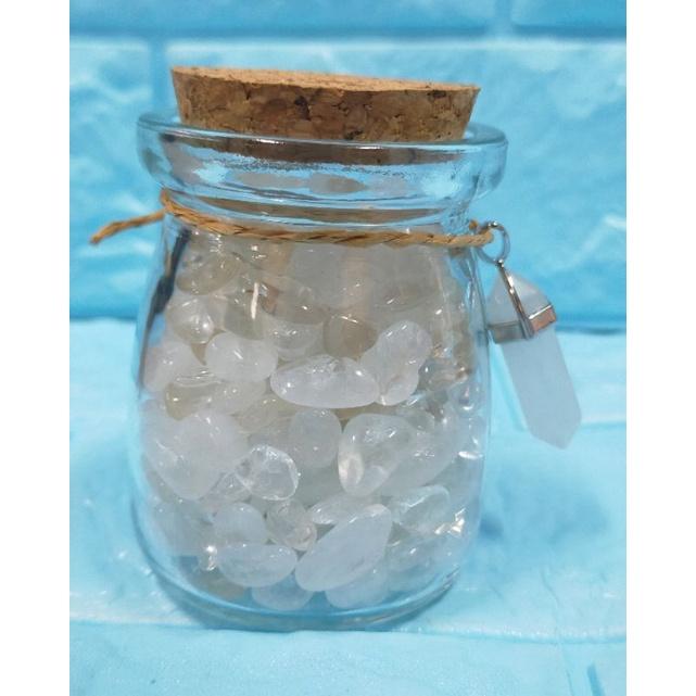 開運好物 開運水晶 開運飾品 療癒 許願瓶 能量瓶 能量石 五行水晶 天然水晶 白水晶 東陵玉 黃虎眼 聖誕禮物 交換禮-細節圖4