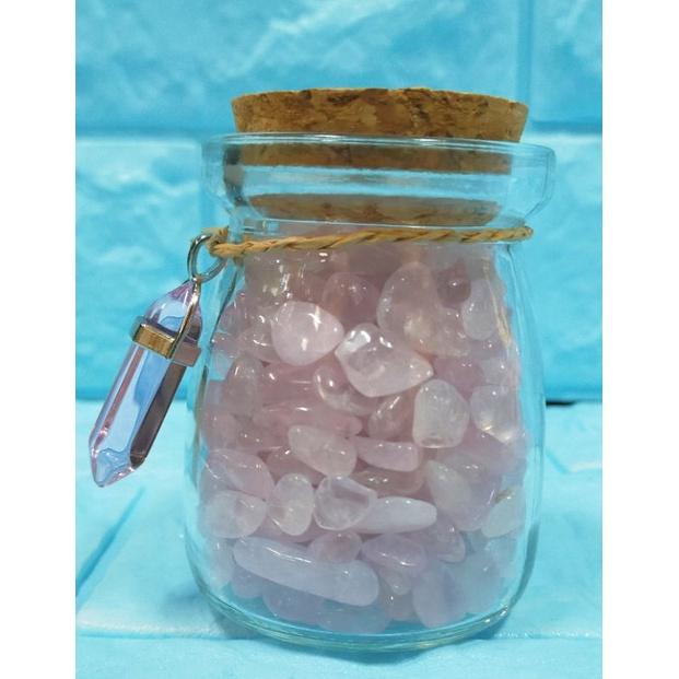 開運好物 開運水晶 開運飾品 療癒 許願瓶 能量瓶 能量石 五行水晶 天然水晶 白水晶 東陵玉 黃虎眼 聖誕禮物 交換禮-細節圖5