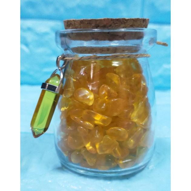 開運好物 開運水晶 開運飾品 療癒 許願瓶 能量瓶 能量石 五行水晶 天然水晶 白水晶 東陵玉 黃虎眼 聖誕禮物 交換禮-細節圖7