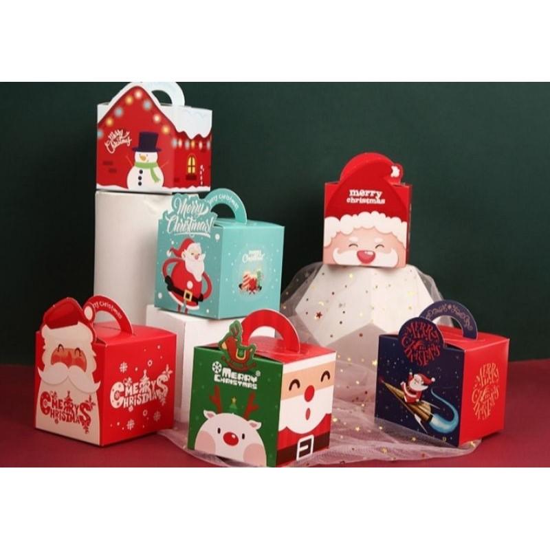 聖誕節禮盒 聖誕包裝 耶誕禮物 聖誕紙盒 造型紙盒 聖誕蘋果盒 包裝盒 糖果盒 餅乾盒 蛋糕盒 牛軋糖盒 手提盒-細節圖2