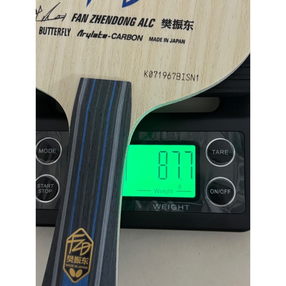 《又上桌球店》樊振東 冠軍🏆Alc (FL) K碼-規格圖11