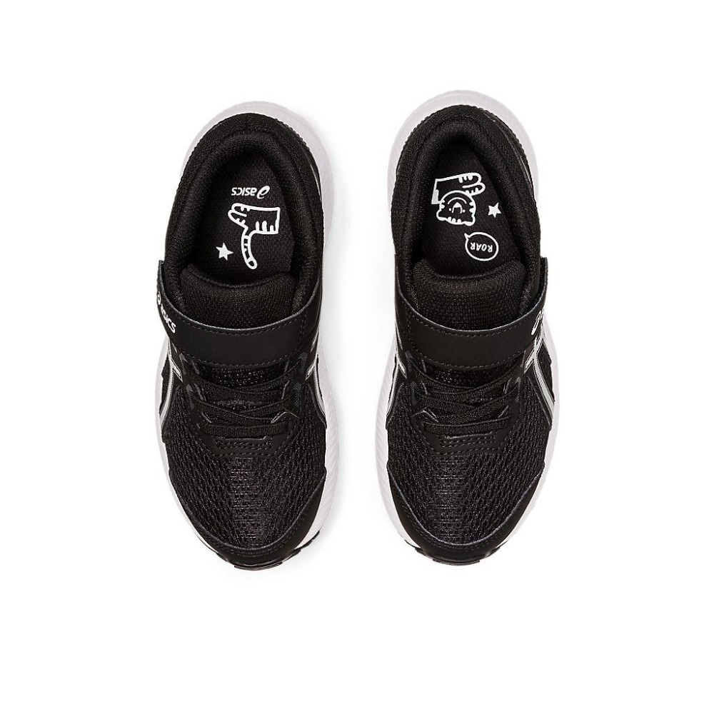 🏓🏐⚽️乒冠體育🏸⚾️🏓 Asics CONTEND 8 PS 中童鞋 兒童跑鞋 1014A258-002-細節圖6