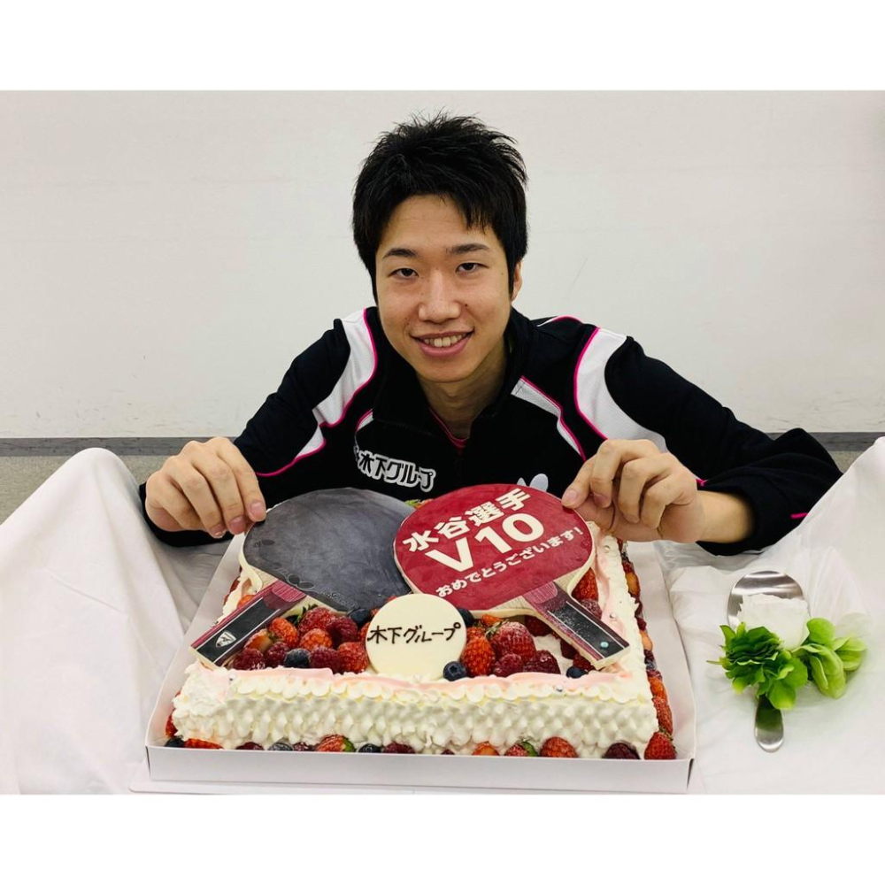 🏓🏐乒冠體育🏸🏓 水谷隼V10限量球衣(零碼特惠)-細節圖2