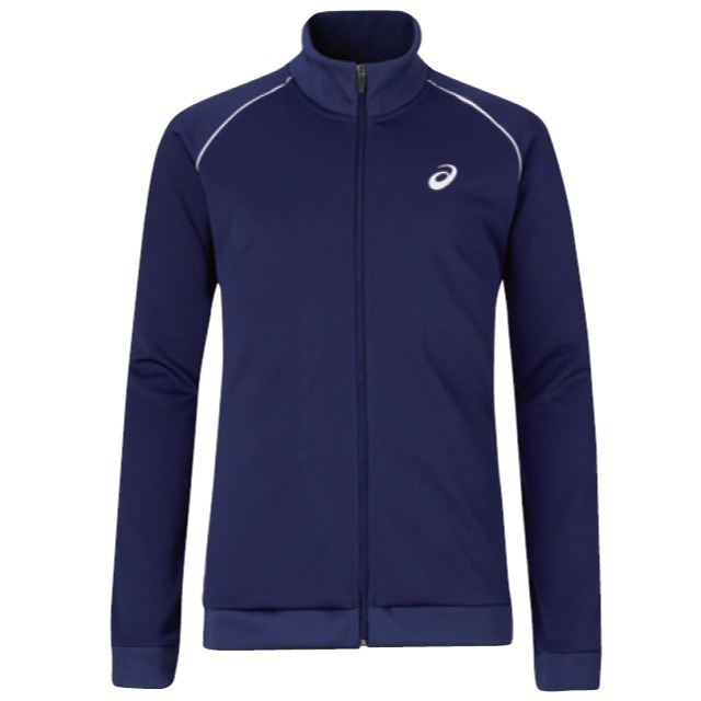 乒冠體育🏓 ASICS 亞瑟士 (丈青色)針織套裝 外套2033B840-400 & 長褲 2033B839-400-細節圖2