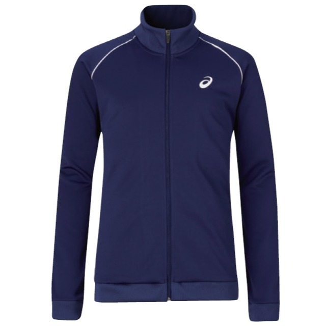 乒冠體育🏓 ASICS 亞瑟士 (丈青色)針織套裝 外套2033B840-400 & 長褲 2033B839-400-細節圖2